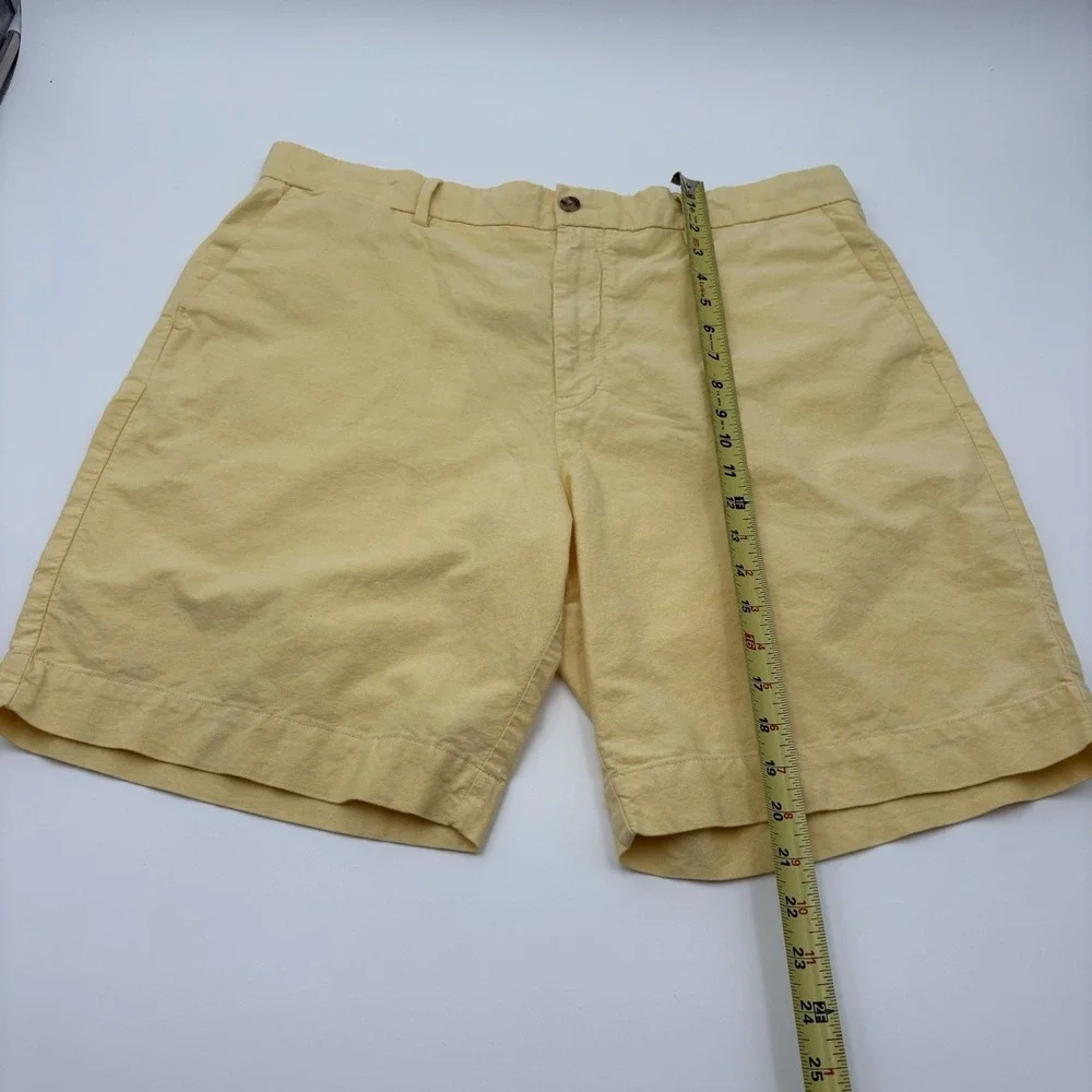 Polo Ralph Lauren Shorts Mens 36 Yellow Classic Fit Chino Flat Front 9
